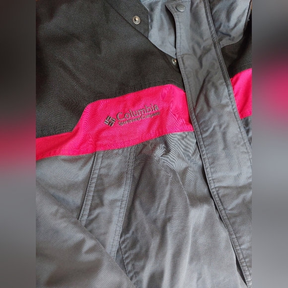 Black, red, and grey Boulder Ridge Columbia Multi Layered Winter Jacket Mens XL - Picture 8 of 9